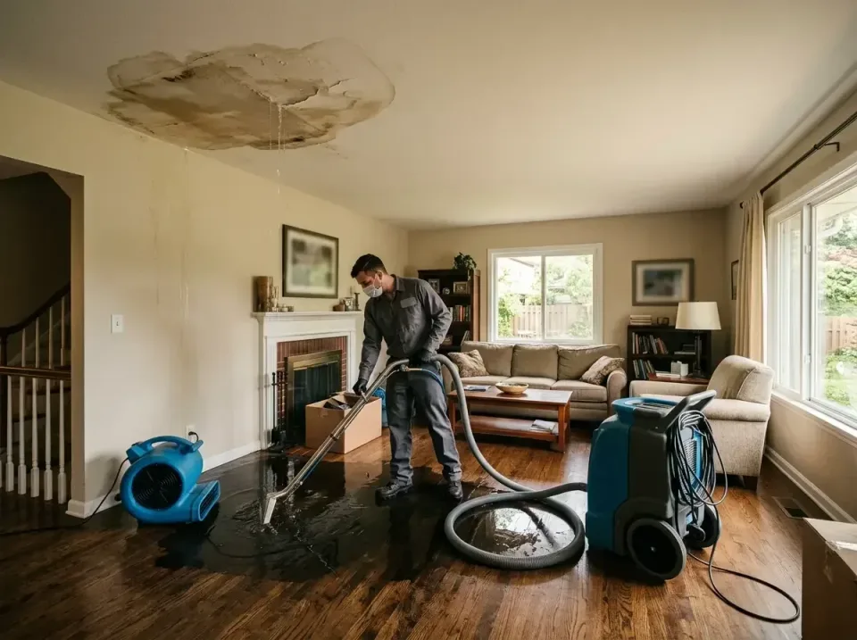 attic-pipe-burst-ceiling-drip-008 — frequently asked questions, Water Damage Restoration & Carpet Care in Fairview, OK